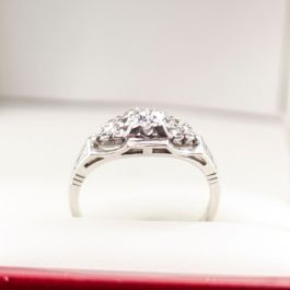 Vintage Antique Engagement Ring with an Old Cut Diamond