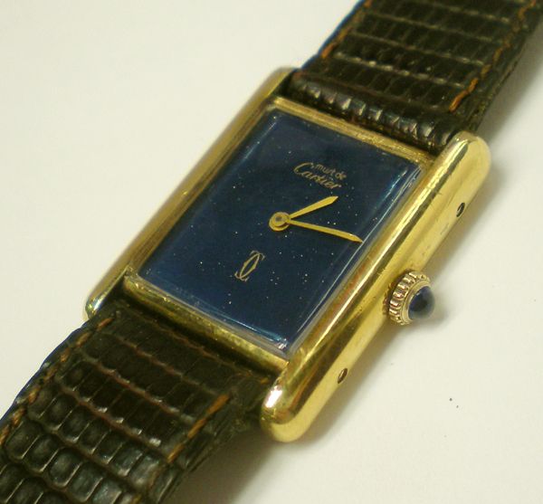 Cartier watch features a vermiel case 
