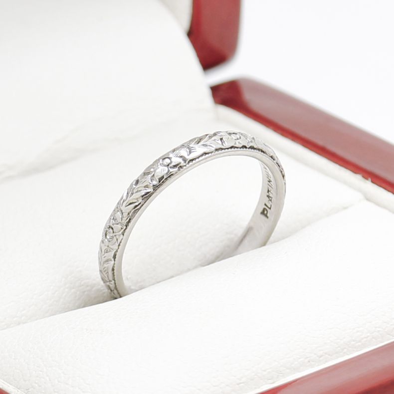 Platinum Hand Engraved Wedding Ring, Hand Engraved Platinum Mens & Womens  Wedding Bands, Rings for Men, Platinum Hand Engraved Wedding Bands - Etsy  Australia