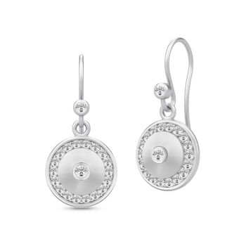 Lovely Glow drop earrings in silver
