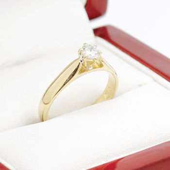 Vintage Engagement Ring, Antique Engagement Ring, Sydney Vintage Jewellery, Australia Antique Jewellery, Sydney Estate Jewellery, Estate Diamond Engagement Ring, Vintage Solitaire Engagement Ring, 