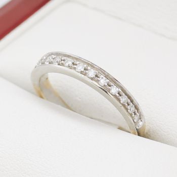 Diamond Eternity Ring, Vintage Jewellery, Art Deco Two Tone Ring. Vintage Rings, Diamond Wedding Band, Antique Jewellery, Antique Rings, Two Tone Eternity Wedding Band, 