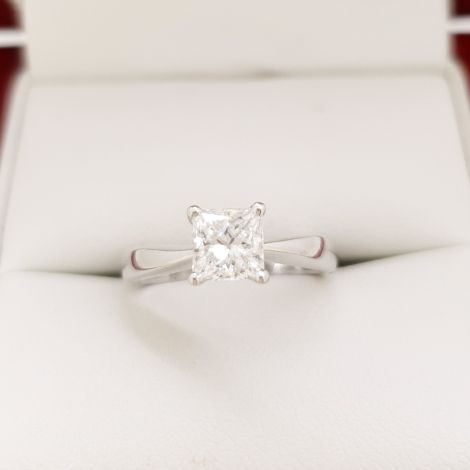 Sydney Gay Friendly jeweller, Engagement Rings Sydney, Modern VS1 / G Princess Cut Diamond Solitaire with GIA Certificate