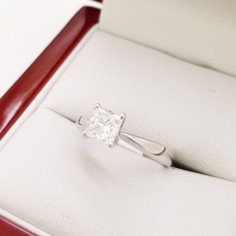 Sydney Gay Friendly jeweller, Engagement Rings Sydney, Modern VS1 / G Princess Cut Diamond Solitaire with GIA Certificate