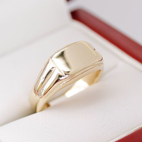 Vintage Jewellery, Vintage Signet Ring, Sydney Vintage Rings, Yellow Gold Signet Ring, Men's Vintage Signet Ring, 