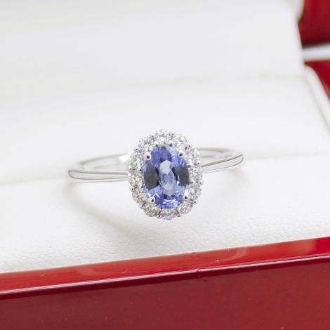 Sapphire Diamond Daily Ring