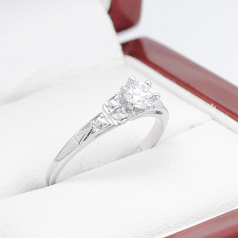 Art Deco Diamond Engagement Ring, Art Deco Ring, Vintage Diamond Ring, Vintage Engagement Ring, Vintage White Gold Ring, Art Deco White Gold Ring, Vintage Jewellery, Art Deco Jewellery, Antique Jewellery, Antique Engagement Ring, Vintage Engagement Rings,