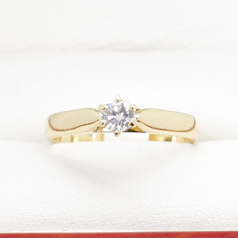 Vintage Engagement Ring, Antique Engagement Ring, Sydney Vintage Jewellery, Australia Antique Jewellery, Sydney Estate Jewellery, Estate Diamond Engagement Ring, Vintage Solitaire Engagement Ring,