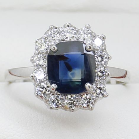 Sydney Vintage Jewellery, Princess Diana Ring, Art Deco Engagement Ring, Sapphire Engagement Ring, Platinum Engagement Ring, Vintage Engagement Ring, Antique Engagement Ring, 