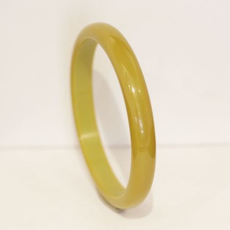 Vintage Art Deco era green Bakelite bangle 