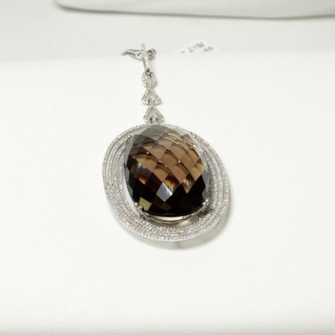 Antique Necklaces, Double Bay Jewellery, Balmain Jewellery, Rozelle Jewellery, Red Carpet Jewellery, Diamond Necklace, Smokey Quartz Jewellery, Sydney Jewellery, Vintage Pendant, 