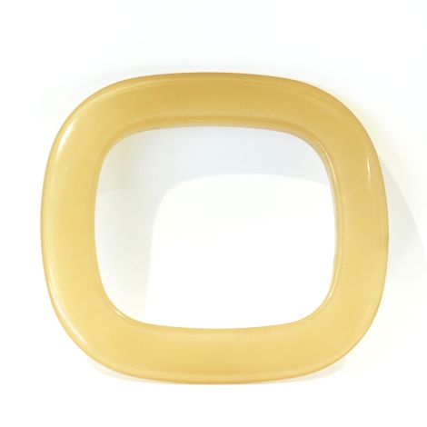 Italian Translucent Tan Lucite Bangle