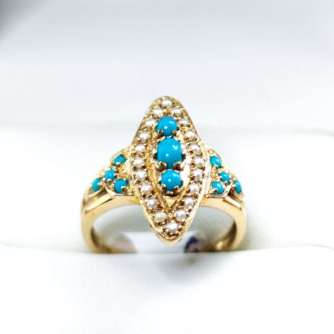 Victorian Turquoise Ring
